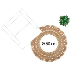 Tapis Shine en jute D115 cm - Atmosphère Déco