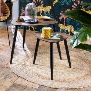 Tapis "Shine" en jute D115 cm 2