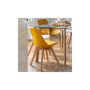 Chaise "Baya" moutarde 2