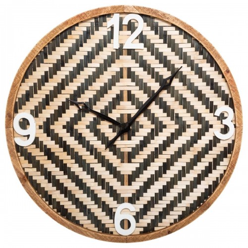 Horloge en bambou tressé D63 cm