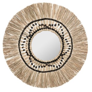 Miroir "Isa", roseau D78 cm