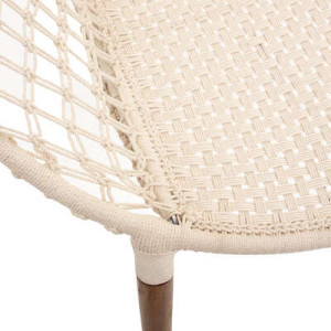 FAUTEUIL MACRAME RAINA BLANC 2