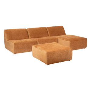 Pouf chen mavuno orange 2