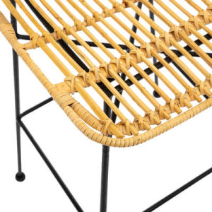 CHAISE DE BAR KUBU NATUREL