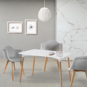 Table blanche rectangulaire... 2