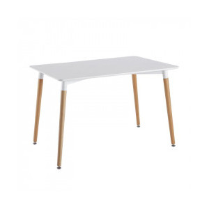 Table blanche rectangulaire...