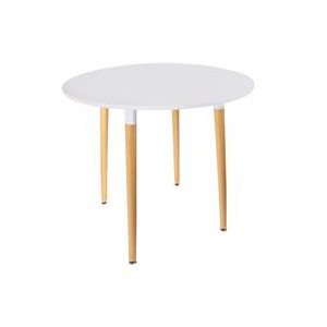 Table blanche ronde m1