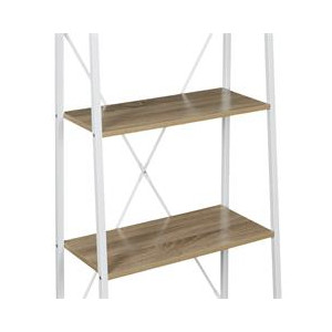 Etagere bois et metal blanc... 2