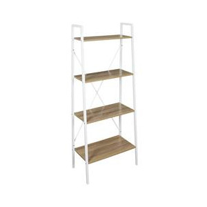 Etagere bois et metal blanc...