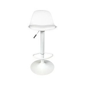 Tabouret de bar isak blanc m2 2