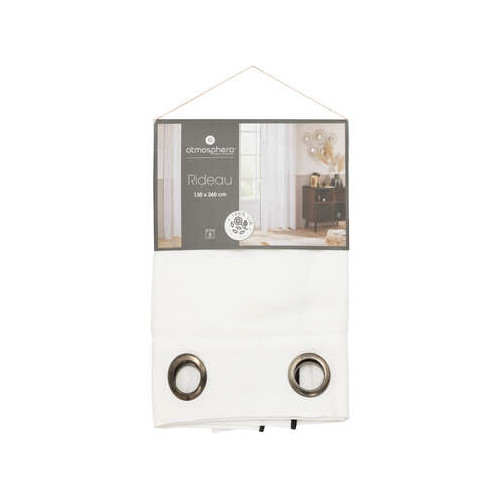 Rideau 100lin linah blc130x260