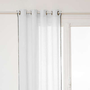 Rideau 100lin linah blc130x260