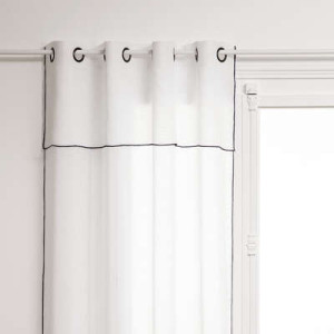 Voilage fred volant blc140x240