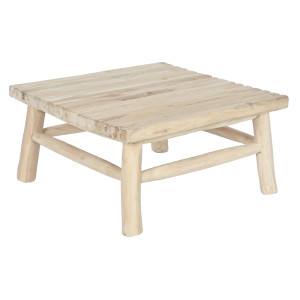 TABLE CAFE TECK  80x80x40...