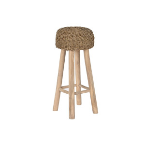 Tabouret teck fibra...