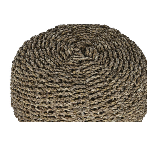 Tabouret teck fibra trenzada 32x32x75 naturel