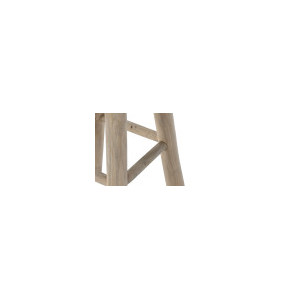 Tabouret teck fibra trenzada 32x32x75 naturel