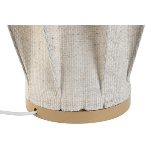 Lampe de table lin corde 25x25x60 naturel