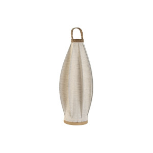 Lampe de table lin corde 25x25x60 naturel