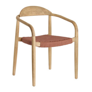 Nina chaise terracota corde