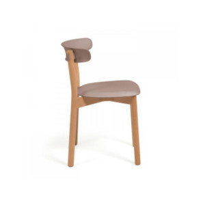 Chaise santina marron et... 2