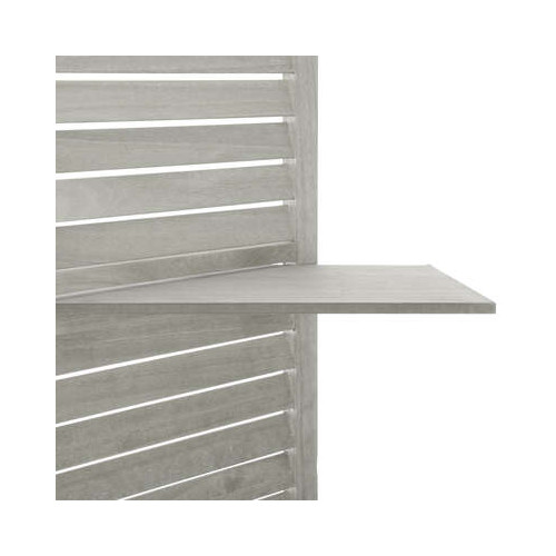 Paravent 3 etageres gris
