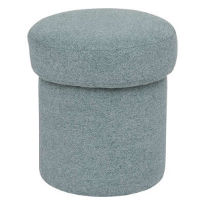 Pouf tissu KITA vert celadon