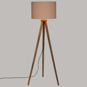 Lampadaire trépied Olga lin h150