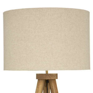 Lampadaire trépied Olga lin h150