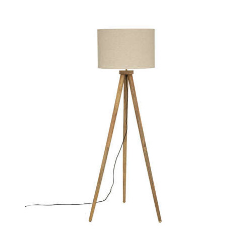 Lampadaire trépied Olga lin h150