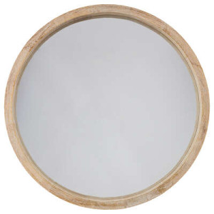 MIROIR ROND BOIS NATUREL... 2