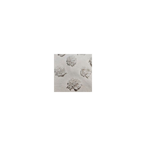 Parure coton lavé tufté ivoire 260x240
