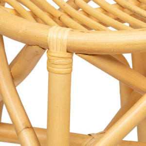 Tabouret en rotin AONI