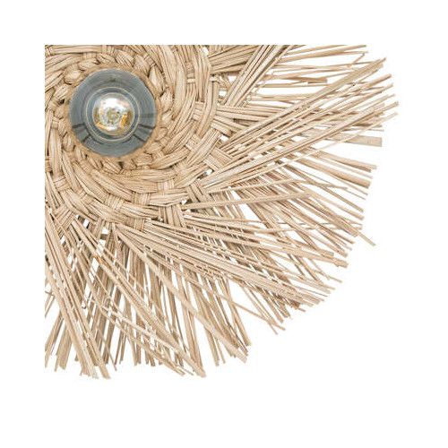 Aplique murale paille Tea naturel d34