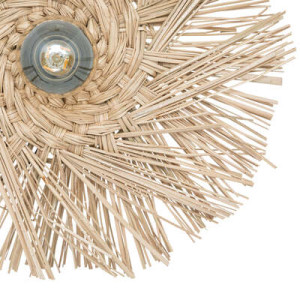 Aplique murale paille Tea naturel d34