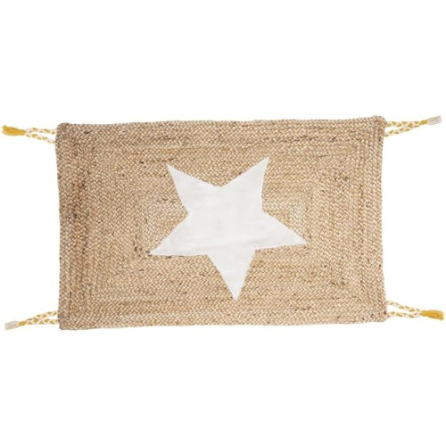 Tapis jute douce etoile 60x90