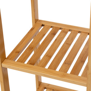 Etagere miroir 3+2 cases mix bambou