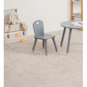 chaise douceur gris