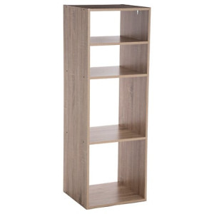 Etagere bois 2+2cases mix...