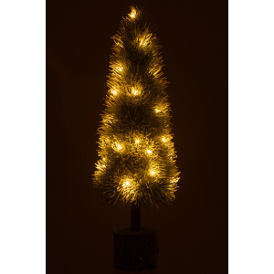 SAPIN DE NOEL B+ LED ARTIFICIEL NEIGE VERT L  20x20x75cm