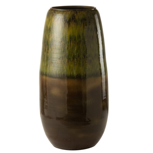 VASE EN CERAMIQUE OLIVE 42x42x89cm