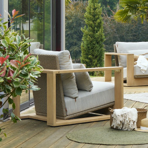 FAUTEUIL LOEVO EUCALYPTUS