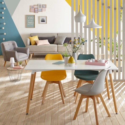 CHAISE BAYA GRIS CLAIR/NAT