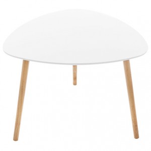 TABLES GIGOGNES MILEO BLANC X3