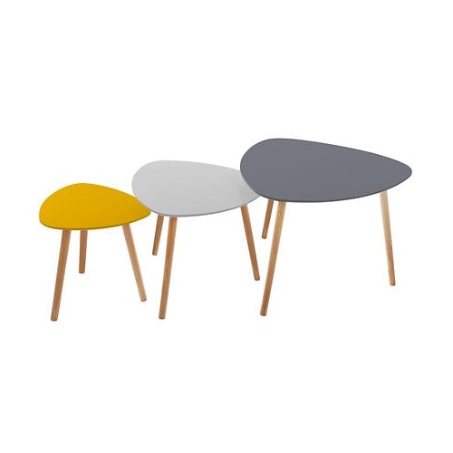 TABLES GIGOGNES MILEO BREAK X3