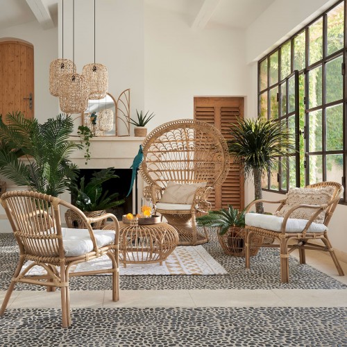 FAUTEUIL EN ROTIN TAKTA