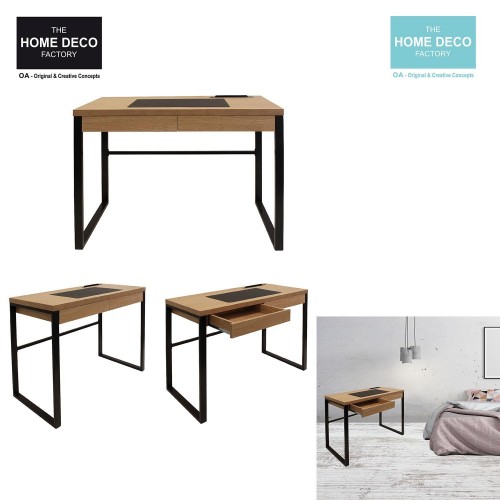 Bureau En Bois Et Metal