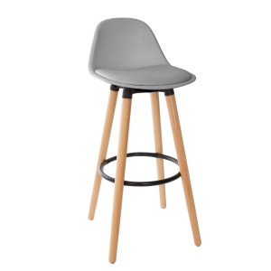 Tabouret de bar Gris "Maxon"