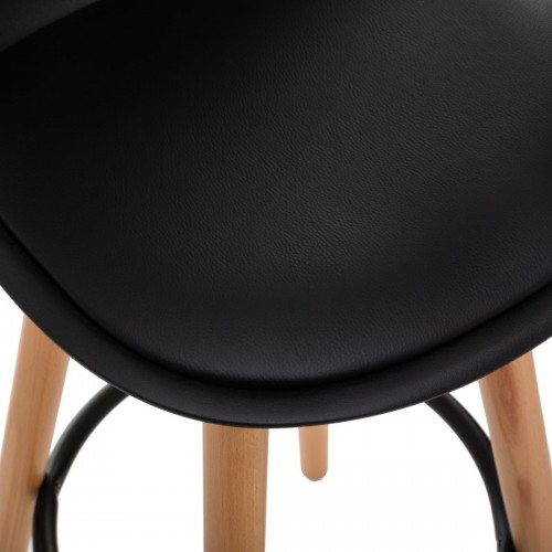Tabouret de bar Noir "Maxon"
