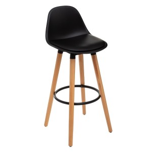 Tabouret de bar Noir "Maxon"